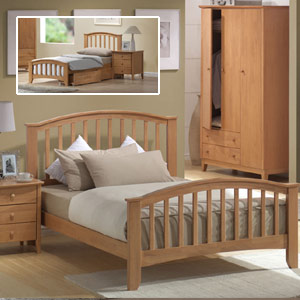 Joseph Elle 5FT Kingsize Wooden Bedstead