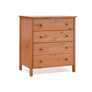 , Classic Kids, Honey Pine 4 Drawer Chest