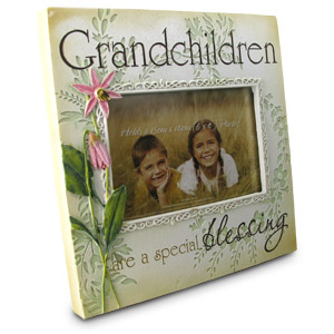 Stone Effect Grandchildren Photo Frame