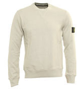 Beige Cotton Sweatshirt