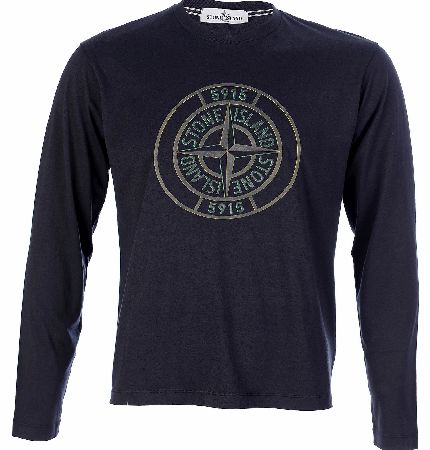 Stone Island Compass Logo Long Sleeved Top