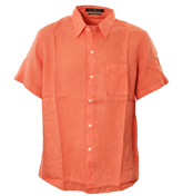 Orange Short Sleeve Shirt