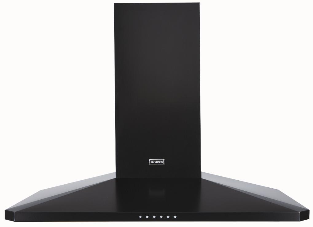 Stoves 1100DCP 110cm Chimney Hood in Black