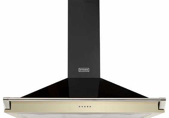 Stoves 900 RICH 90cm Cooker Hood - Cream