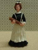 Streets Ahead Dolls House Maid in Black Figure 1:24