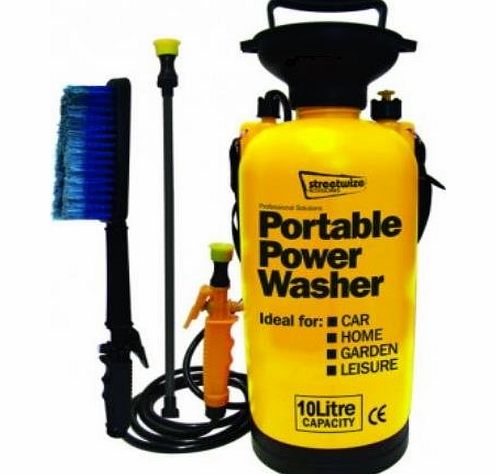 Streetwize 10 Ltr Portable Power Washer Sprayer