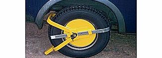 Streetwize Full face Wheel lock Car trailer caravan 13``-15``