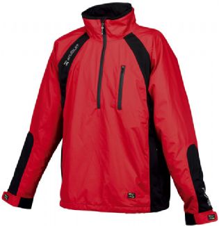 VERTICAL HALF ZIP WATERPROOF JACKET Red/Black / Small