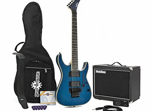 SubZero Pittsburgh Electric Guitar TB   SubZero 50W Amp Pack