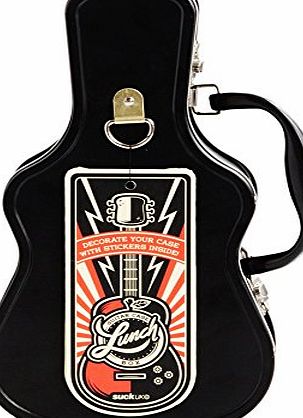 Suck UK Tin Guitar Lunch Box, Black