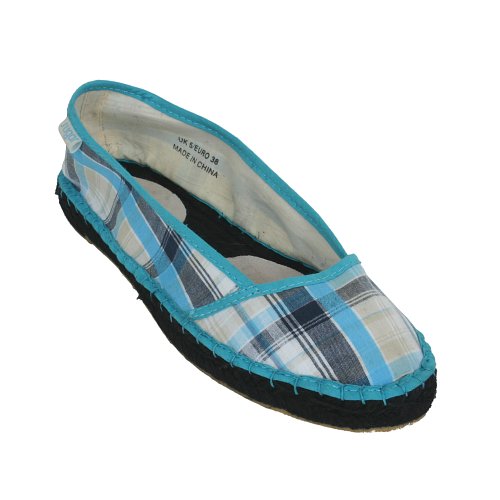 Ladies Sugar Rope A Dope Slip-On Stripe Navy