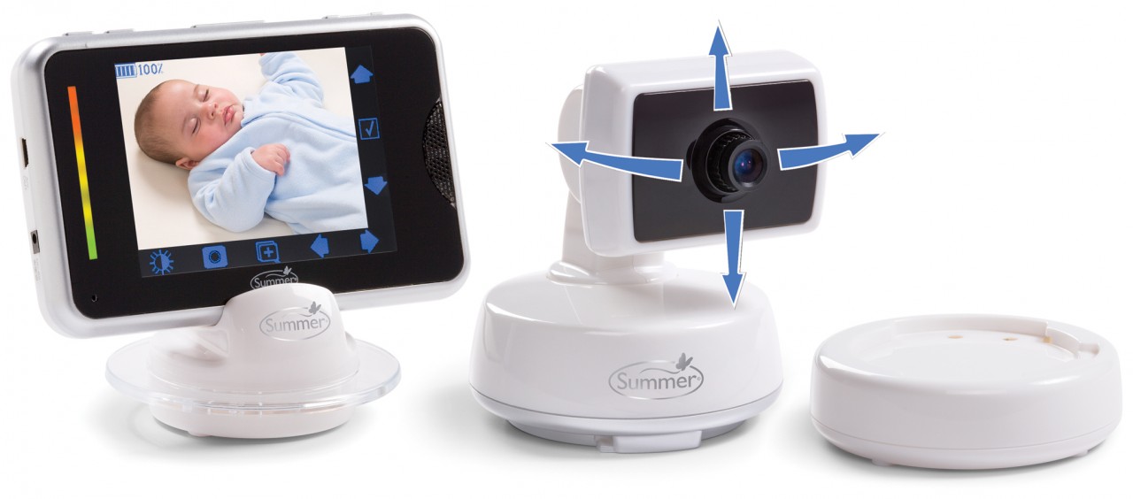 Summer Touch Screen Baby Video Monitor Pan Tilt