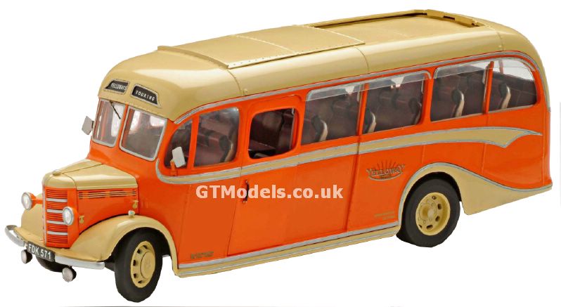 5001 Yelloway Bedford OB Coach in Orange