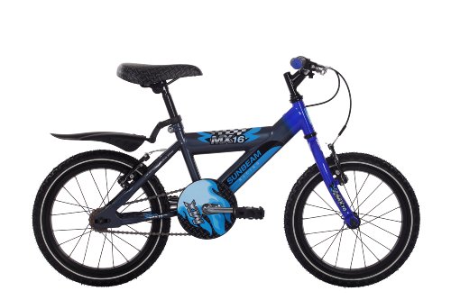 Sunbeam MX 16 inch Boys Bike with Printed Saddle