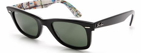  Ray-Ban 2140 Wayfarer Black on New York Street