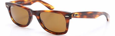  Ray-Ban 2140 Wayfarer Light Tortoise Sunglasses