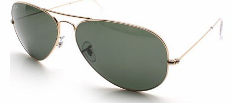  Ray-Ban 3025 Aviator Gold Sunglasses