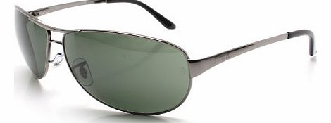  Ray-Ban 3342 Warrior Shiny Gunmetal Sunglasses