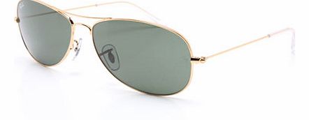  Ray-Ban 3362 Gold Aviator Sunglasses