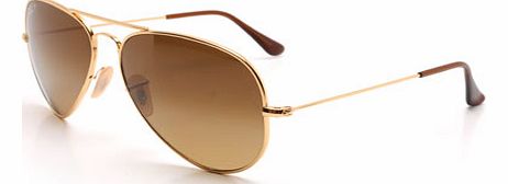  Ray-Ban 8041 Aviator Titanium Shiny Gold