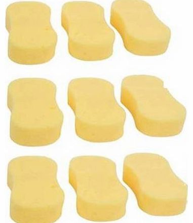 Jumbo Car Wash Sponge Washing Sponges Cleaning Valet Car Care Soft Pack of 9