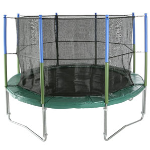 Super Tramp Sport 10 Trampoline and Sport Enclosure, 10ft