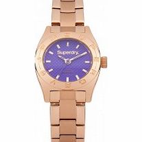 Superdry Ladies Mini Purple Rose Gold Bracelet