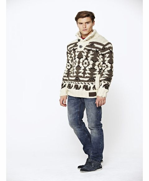 Mens Mayan Henley Jumper