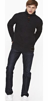 Mens Orkney Henley Cardigan