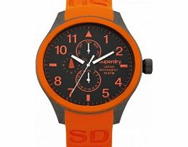 Superdry Mens Scuba Multi Orange Silicone Strap