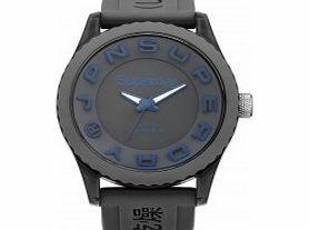 Superdry Mens Tokyo Grey Silicone Strap Watch