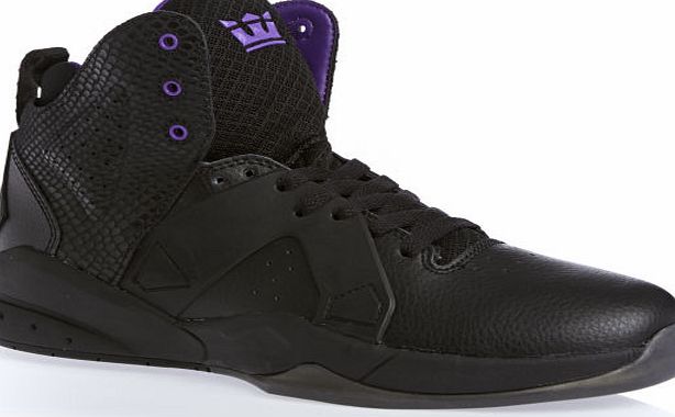 Supra Mens Supra Magazine Trainers - Black/ Purple -