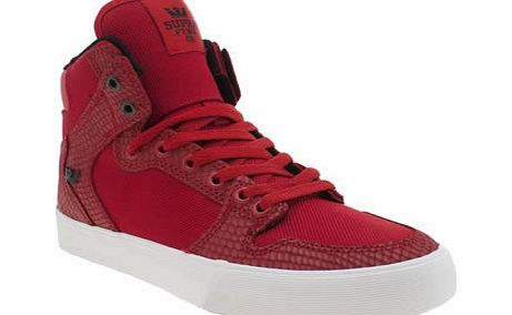 Supra Red Vaider Trainers