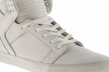 Supra White Skytop Trainers