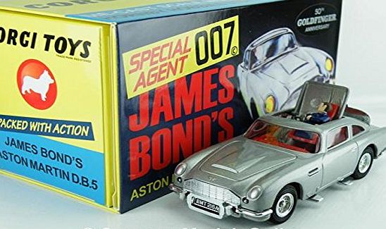 Supreme CORGI CC04203 JAMES BOND ASTON MARTIN DB5 SILVER 50TH ANNIVERSARY GOLDFINGER K8Q