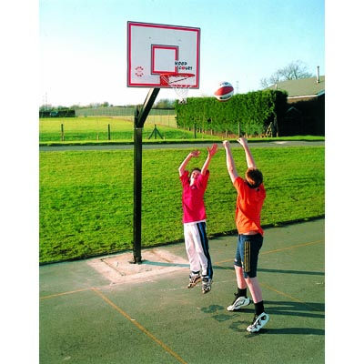 Sure Shot 661 Euro Court System Basketball Unit (With Pole Padding)