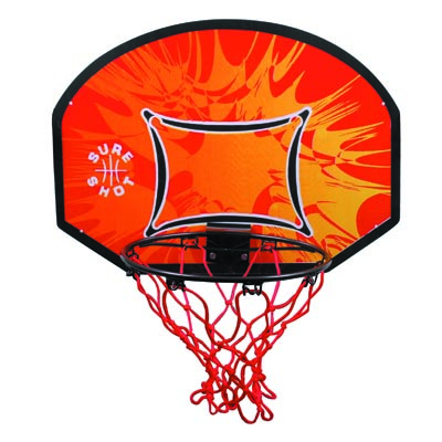 Sure Shot Little Shot Backboard and Ring Set with Coloured Backboard