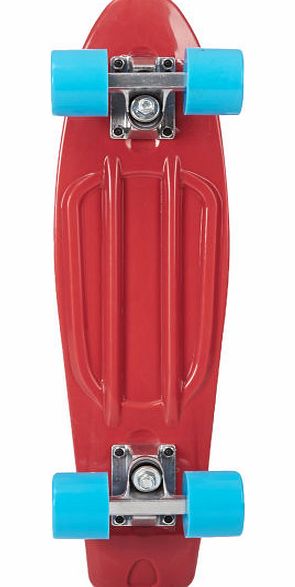 Surfdome Classic Cruiser Skateboard - Red/Malibu