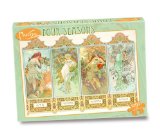 Susan Prescot Games Ltd Mucha Four Seasons 1000 Piece Jigsaw Puzzle