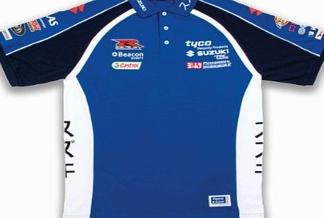 Suzuki 2014 Tyco Suzuki BSB Adult Polo Shirt (2XLARGE 2XL)