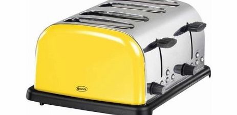 Swan Essentials ST14020YELN - toaster - mellow