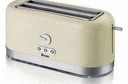 Swan ST10090CREN 4 Slice LongSlot Cream Toaster