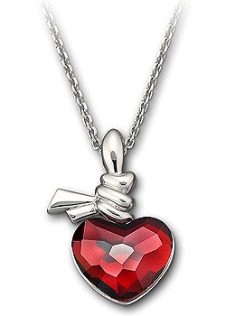 Ties of Love Crystal Heart Pendant