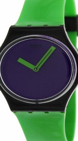 Swatch  GREEN N VIOLET GB267 LADIES GREEN PLASTIC PLASTIC CASE WATCH