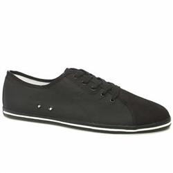 Swear Mainline Male Swear Dylan Lace Fabric Upper Laceup in Black