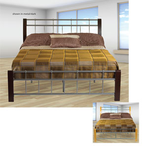 Sweet Dreams , Eagle, 4FT Sml Double Metal Bedstead