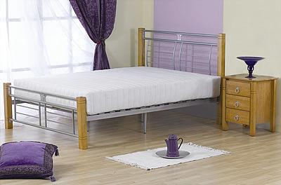 Cruise 4ft 6 Double Metal Bedstead