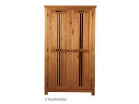 Curlew 2 Door Wardrobe Oak Wardrobe