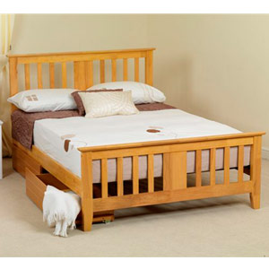 Gere 3FT Single Bedstead - Oak