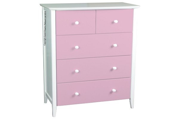 Kipling 5 Drawer Chest - Pink